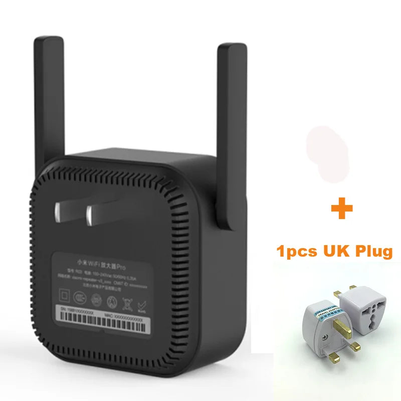 Original Xiaomi WiFi Amplifier Pro Router 300M Network Expander Repeater Power Extender Roteador 2 Antenna for Mi Router Wi-Fi