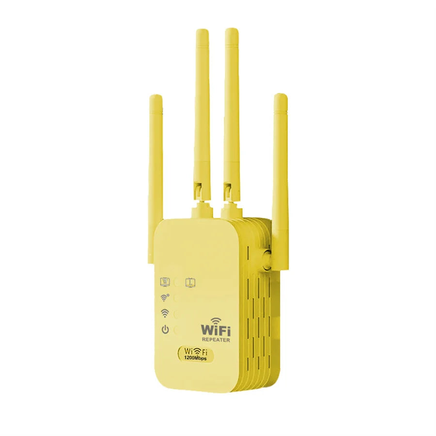 1200Mbps Wireless WiFi Repeater WIFI Extender WiFi Booster 300 Mbps 2.4G Network Amplifier Long Range Signal For Small Office