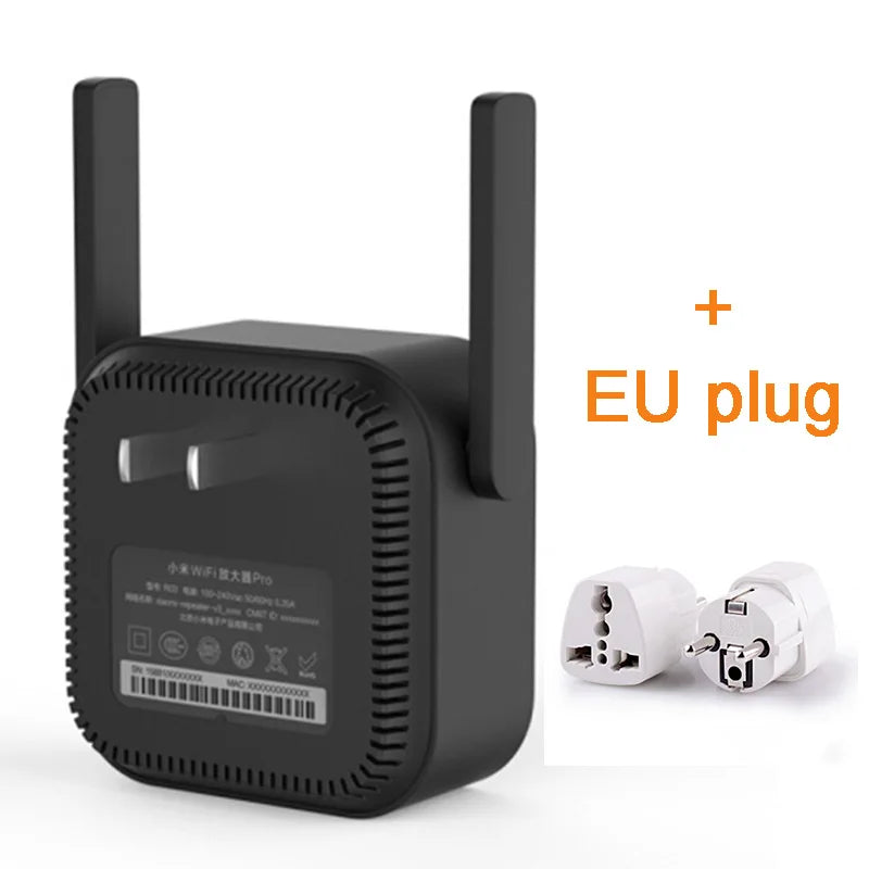 Original Xiaomi WiFi Amplifier Pro Router 300M Network Expander Repeater Power Extender Roteador 2 Antenna for Mi Router Wi-Fi